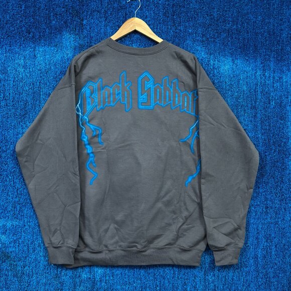 Black Sabbath Crewneck Gray Rock Sweater Size Large - Picture 3 of 4